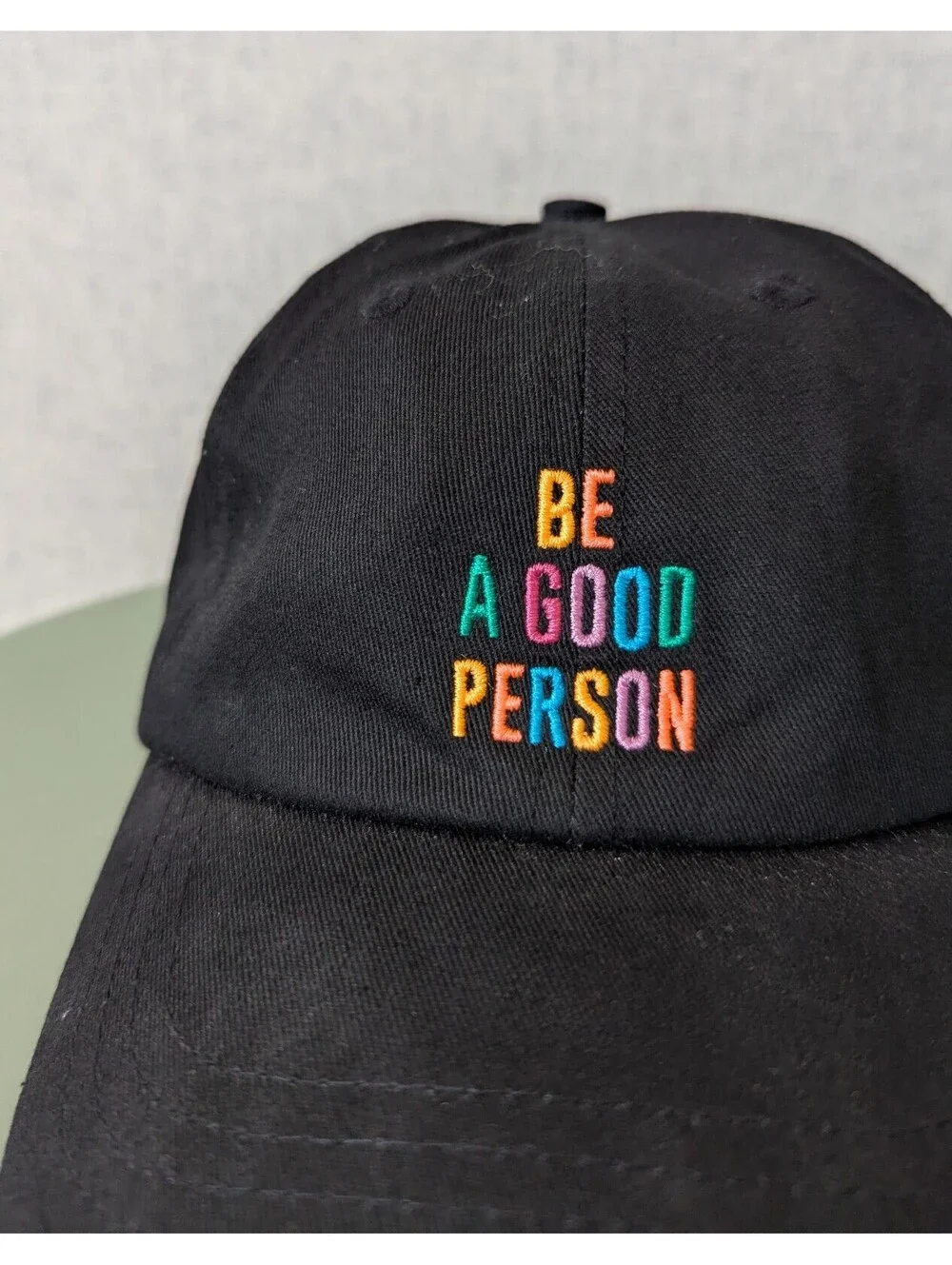 Be A Good Person adjustable cotton dad hat